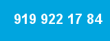 919 922 17 84 919 922 17 84